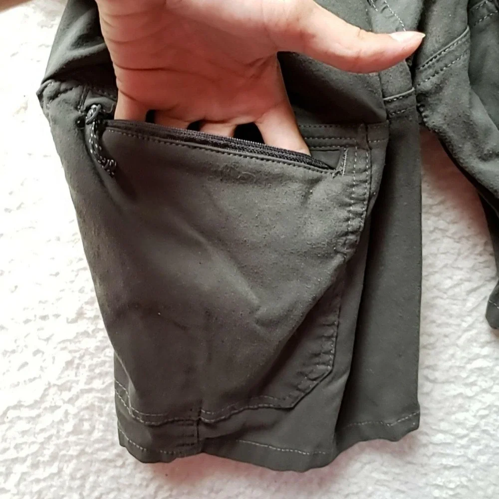 Wrangler Cargo Shorts Mens 31 Green All Terrain Gear 10 Inseam Travel Hiking